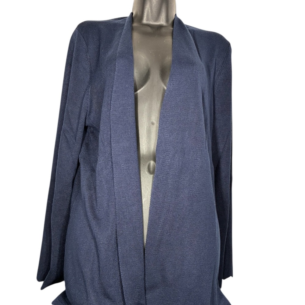 Liz Claiborne cardigan sweater size large Navy New